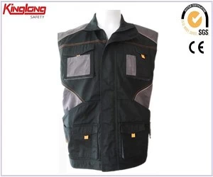 China Safety Work Vest,Twill Mens Safety Work Vest,High Quality 240GSM Twill Mens Safety Work Vest manufacturer