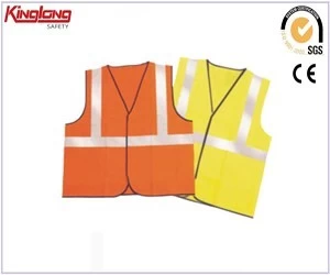 China Spring style no sleeves mens vest, high visibility workers safety vest manufacturer