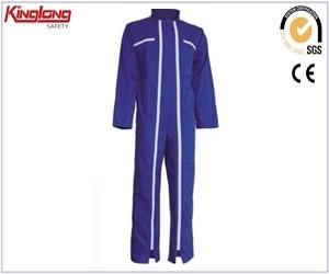 China Two long PVC zipper elastic waist coveralls,High quality unisex working uniform for sale manufacturer