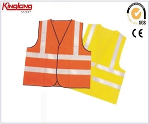 China Vest with reflective tape, Workwear vest with reflective tape,Factory coustomised workwear vest with reflective tape 100% polycotton kintting waistcotton manufacturer