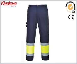 Cina Wholesale Cheap Mens Cargo Pants with Side Pockets Safety Trouser produttore