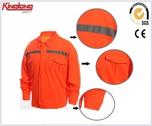 Chiny Wholesale mechanic 2 piece overall in workwear,high visibility work suit for protection producent