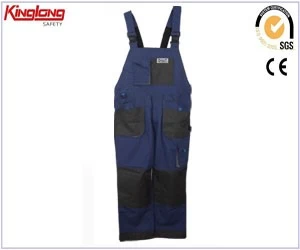 China Wholesale safety bib pants with oxford reinforcement, logo custom safety overall china supplier manufacturer