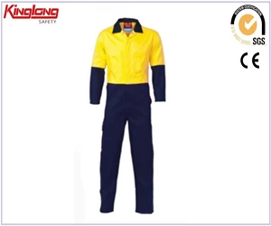 Chiny Winter cotton work wear safety coveralls with hi vis reflective workwear uniforms producent
