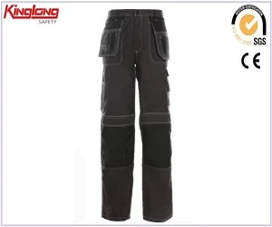 Kiina Työhousut, Cargo Cotton Canvas -työhousut, 2017 Uusi Cargo Cotton Canvas Bleach Workers Työvaatteet Työhousut polvisuojalla valmistaja