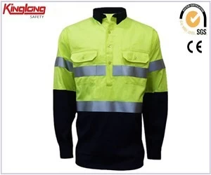 China Work wear cotton reflective tape clothing,Hot style mens working garment for sale manufacturer