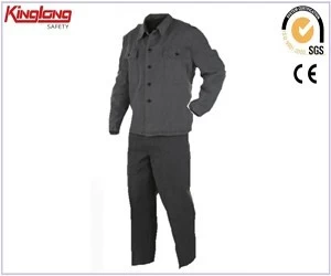 Čína Pracovní oděvy horké výprodejové pánské pracovní oděvy pracovní obleky, polybavlněné košile a kalhoty, výrobce z Číny výrobce