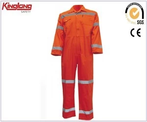 China Workwear supplier in china, Reflective safety coverall suit manufacturer