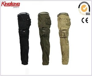 China Wuhan kinglong fireproof wholesale safety used work cargo 6 six pocket pants fabrikant