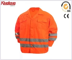 Cina produttore cinese di nuovo disegno ad alta visibilità abiti da uomo coversalls protezione del lavoro di sicurezza indossare giacche in vendita produttore