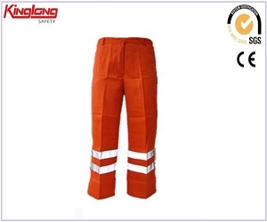 China vestuário de trabalho de alta qualidade vestuário de trabalho de segurança calça de carga de lazer com fita reflexiva fabricante