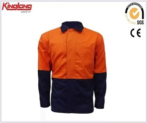 Čína vysoce kvalitní pracovní oděvy bezpečnostní pracovní oděvy muži hivi uniform shirt výrobce