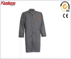 الصين الرجال الملابس الواقية ملابس عمال المستشفى الدعك موحدة معطف المختبر الصانع