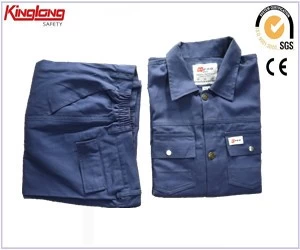 Cina Pantaloni e giacca di lavoro, pantaloni di cotone Navy e lavoro giacca, 2 pezzi di cotone Navy Pants e giacca di lavoro produttore