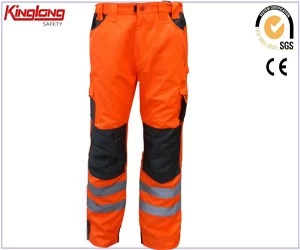 Китай Название товара wholesale мужские защитные брюки из поли хлопка, защитный комбинезон, рабочие брюки-карго, светоотражающие брюки высокой видимости производителя