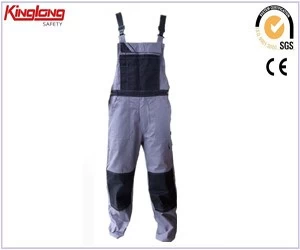 China wholesale durable mens fashion work painter bib pants with multi pockets manufacturer