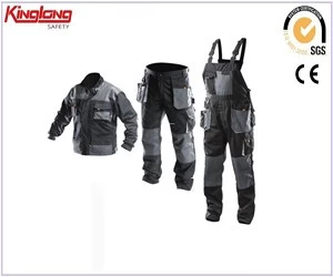 China wholesale high quality protective working bib pants for welders fabricante
