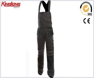 China wholesale men protective workwear clothes  cargo bib pants industrial overall work trouser manufacturer