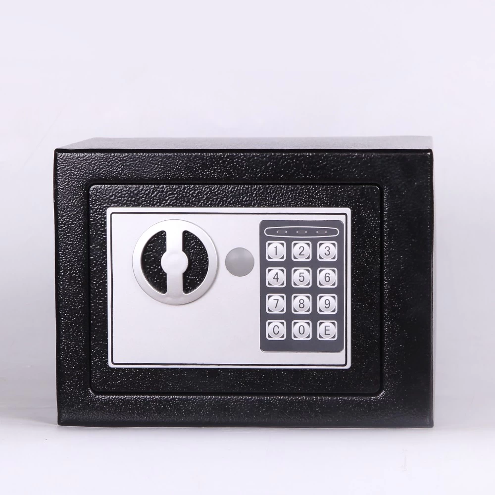 China cheaper min size password metal hotel home office safe box factory