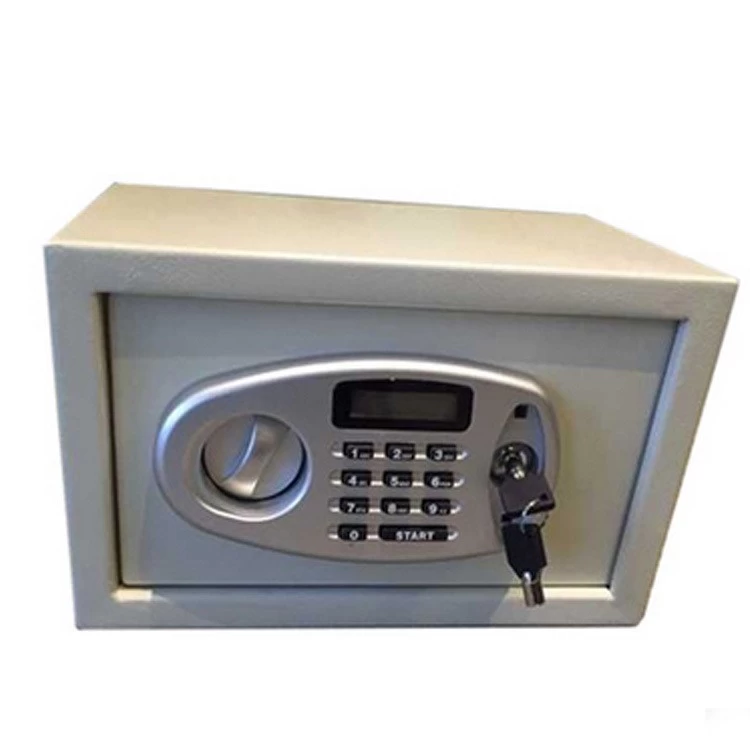 China lcd password lock hotel home office metal fireproof safe deposit box factory