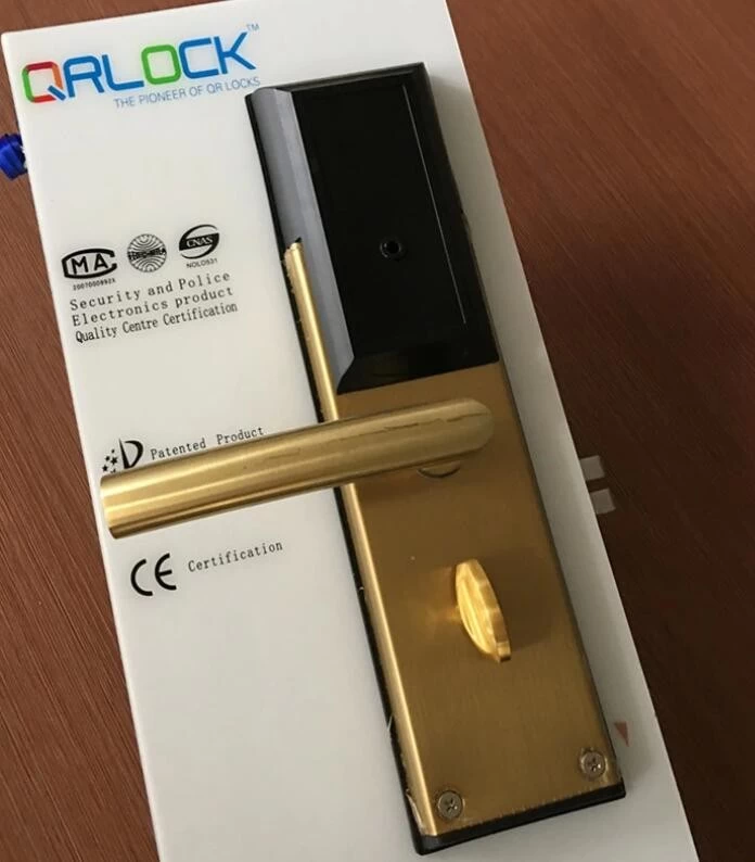 wholesale Electronic Mortise Qr code door lock Remote Control Of Mobile App Barcode locks China factory