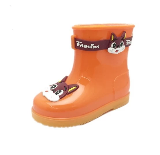 Çin HS585 Küçük kızlar için moda ayak bileği yağmur çizmeleri üretici firma