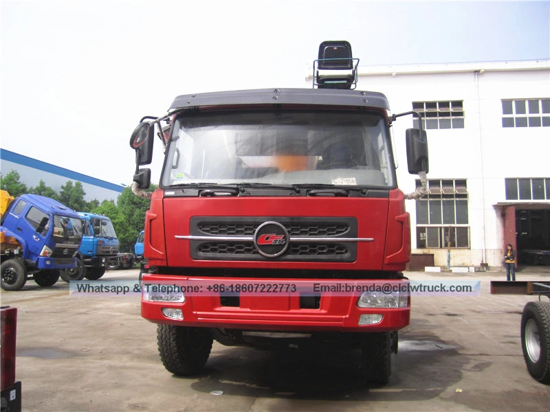 10-12 طن شوفنغ 8*4 شاحنة بوم بومب متداخلة مثبتة على رافعة