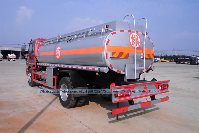 15000 litro foton 4x2 fuel tanker truck sa China