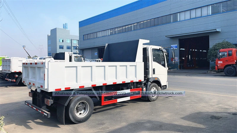 3-8Ton Howo Tipper Camion Fabricante en China