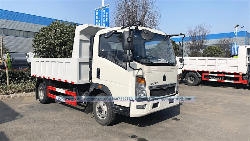3-8Ton Howo Tipper Camion Fabricante en China