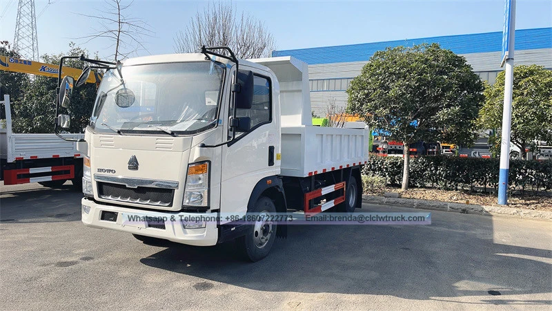 3-8Ton Howo Tipper Camion Fabricante en China