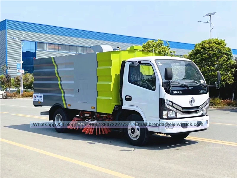 4-6CBM DFAC Brand Bagong 4x2 Street Sweeping Trucks