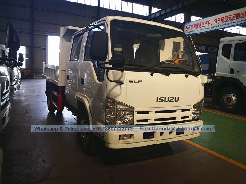 Precio de fábrica Isuzu Mini 2-5ton Venta caliente de camión doble volquete