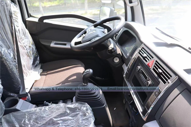 4x2 DFAC 5cbm Cambán de basura de elevación de gancho