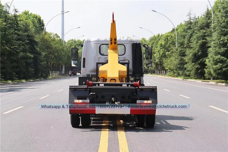 4x2 DFAC 5cbm Cambán de basura de elevación de gancho