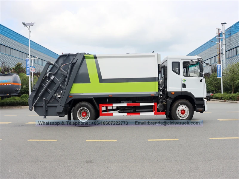 4x2 Dongfeng 10 CBM Truck Compactor, поставщик мусора для мусора