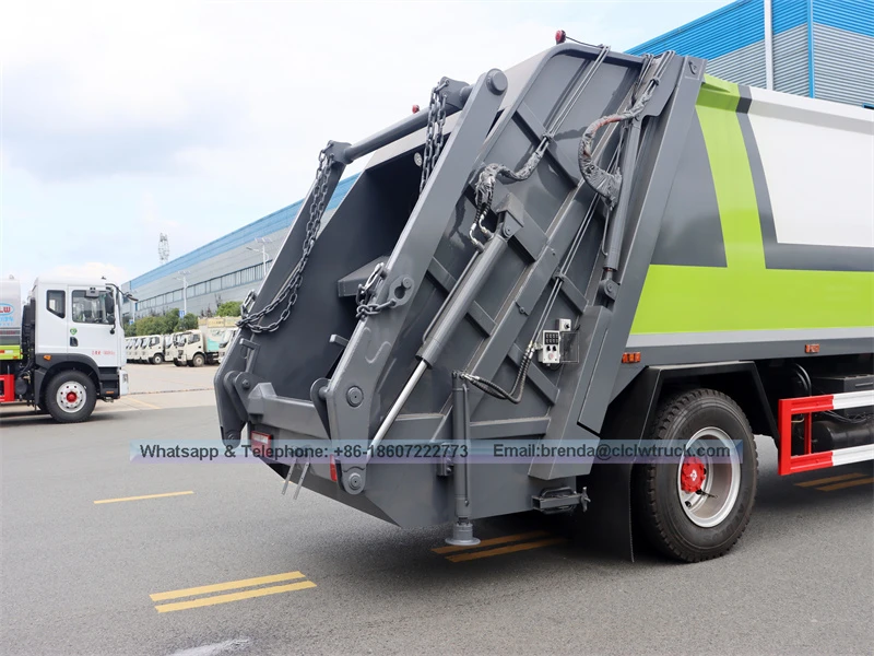 4x2 Dongfeng 10 CBM Truck Compactor, поставщик мусора для мусора