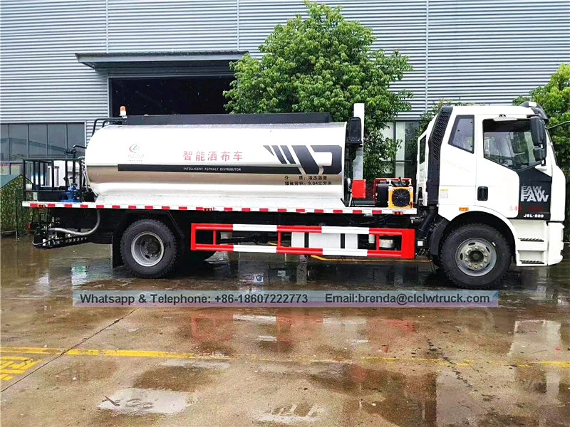 4x2 Dongfeng Kingrun 8.000-10.000 Lít Asphalt phân phối xe tải