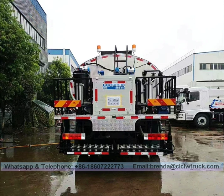 4x2 Dongfeng Kingrun 8.000-10.000 Lít Asphalt phân phối xe tải