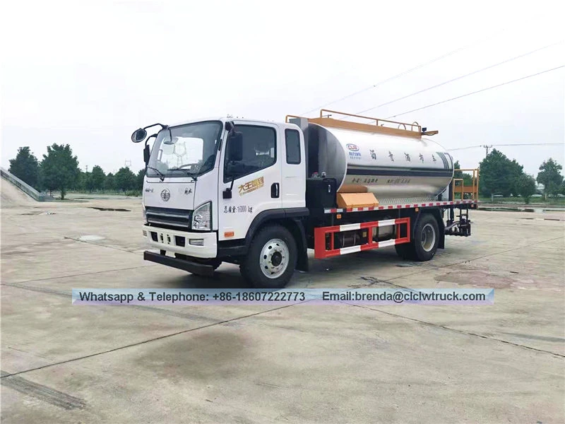 4x2 Dongfeng Kingrun 8.000-10.000 Lít Asphalt phân phối xe tải