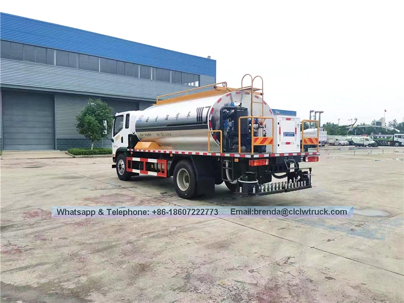 4x2 Dongfeng Kingrun 8.000-10.000 Lít Asphalt phân phối xe tải