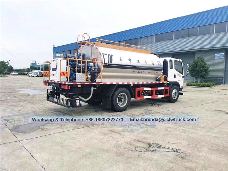 4x2 Dongfeng Kingrun 8.000-10.000 Lít Asphalt phân phối xe tải