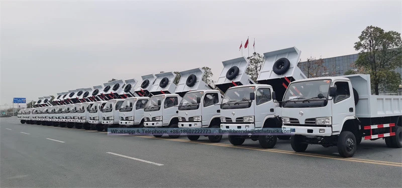 4x2 RHD DUMP TRACK-TIPPER يمين الدافع الأيمن أو الشاحنة اليسرى محرك السيارة-2-3 طن أو 4-5 طن مبيعات ساخنة