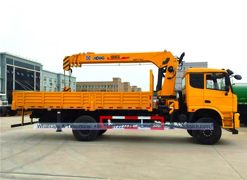 4x4 Truck Supplier China, 6300kgs Dongfeng Truck Crane Manufacturer China