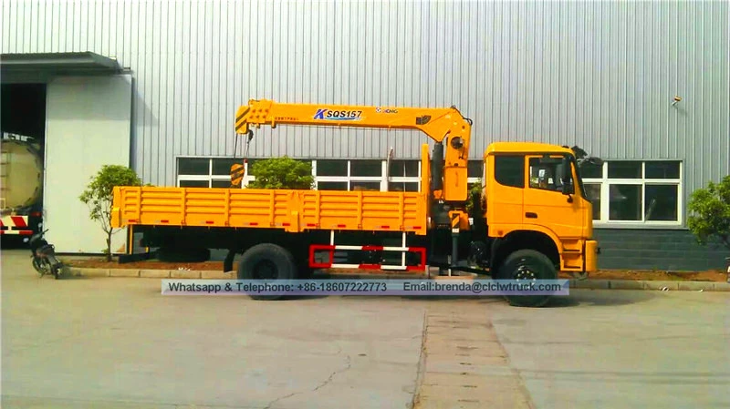 4x4 Truck Supplier China, 6300kgs Dongfeng Truck Crane Manufacturer China