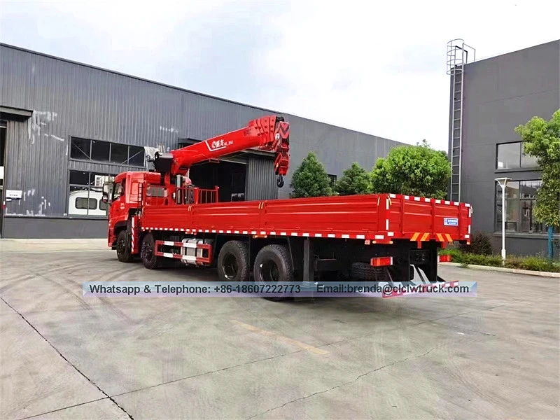 8x4 Dongfeng Kinland 14-16 Ton Boom Truck na may Crane