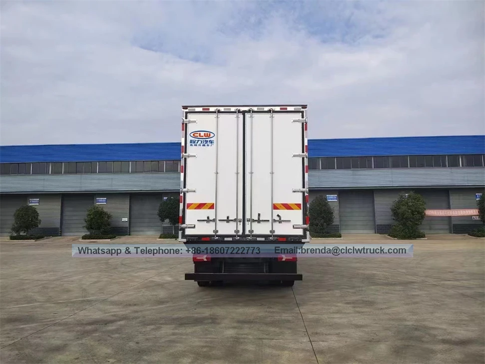 9.6 METERS FAW JIEFANG J7 Awtomatikong Paghahatid Palamig na Trak Direktang Pagbebenta ng Cargo Van Food Refrigerated Truck Reefer Freezer Cold Box Truck