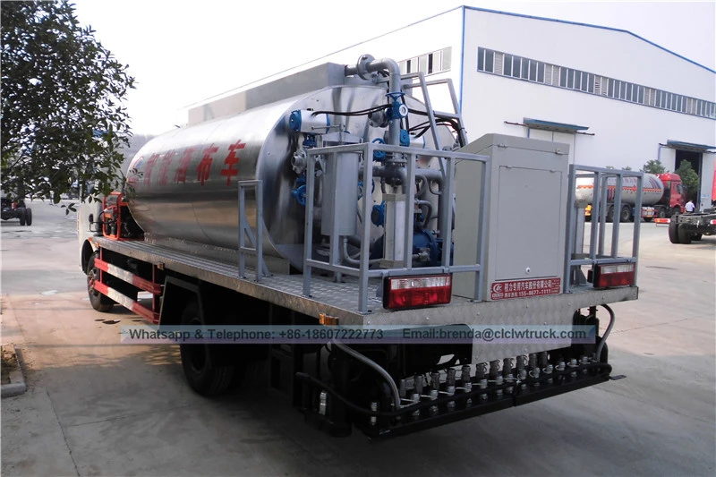 Поставщик асфальтовых аэрозольных грузовиков Китай, производитель DFAC Asphalt Road, производитель 6000L Bitumen Sprayer Masterler