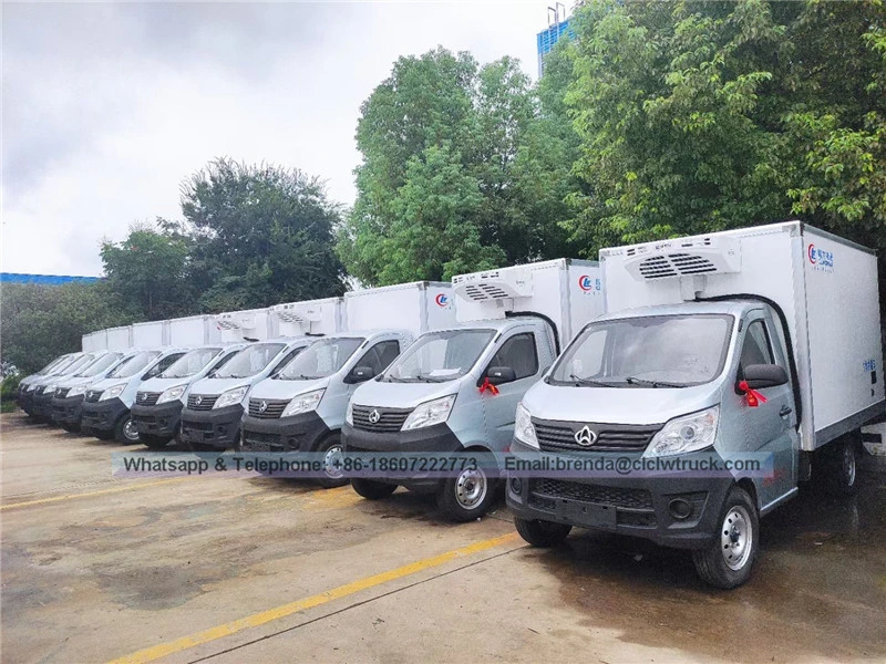 Changan Refrigerator Truck Fournisseur en Chine, mini-camion de réfrigérateur, camion de réfrigérateur 4x2