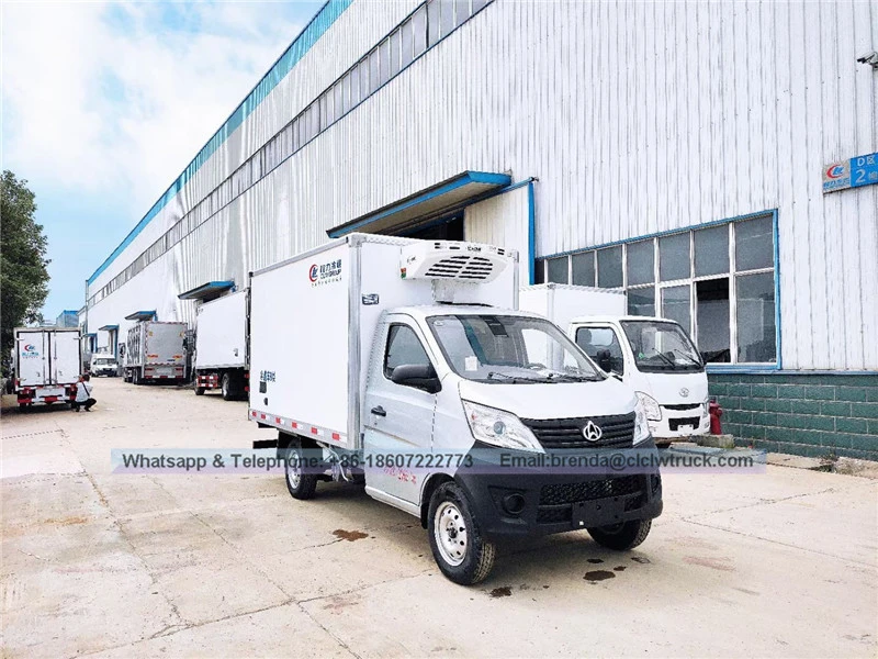 Changan Refrigerator Truck Fournisseur en Chine, mini-camion de réfrigérateur, camion de réfrigérateur 4x2